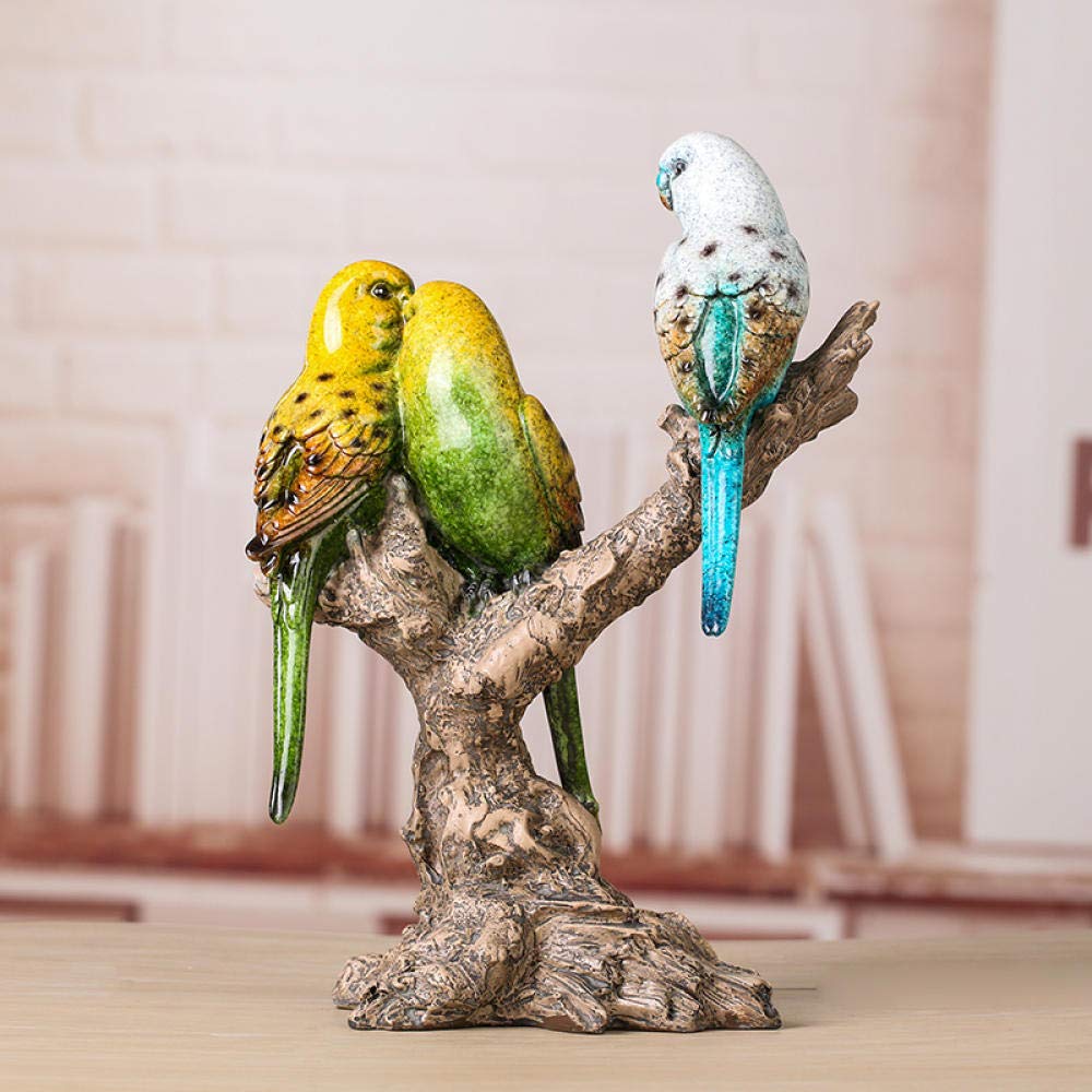 Amazon.co.jp: 彫刻キャラクターデコレーション レジンセキセイインコ